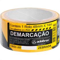 Fita Demarcao Solo Adel.48Mmx14Mt-Zeb Fita Demarcao Solo Adel.48Mmx14Mt-Zeb