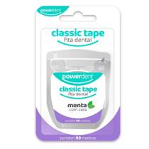 Fita Dental Powerdent Classic Tape Menta 90m