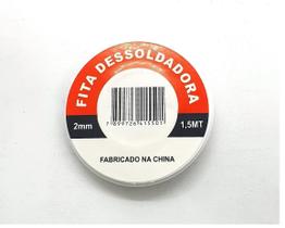 Fita dessoldadora 2,0mm 1,5m Fita dessoldadora 2,0mm 1,5m