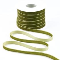 Fita DINDOSAL Moss Green Velvet de 1 cm x 23 m para embrulho de presente