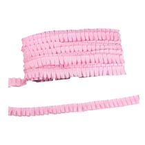 Fita drapeada de cetim 2.5mm cor rosa bebê metro Fita drapeada de cetim 2.5mm cor rosa bebê metro