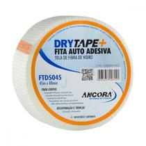 Fita Drywall Ancora Telada Fibra De Vidro 48Mmx 45M Ftd5045