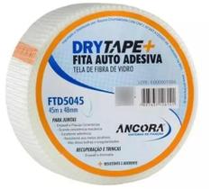 Fita Drywall Telada Adesiva Fibra Vidro Trincas 45mx48mm