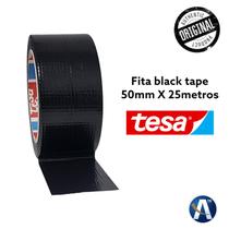 Fita Duct Tape 50mmX25m Preta Tesa