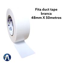 Fita Duct Tape Branca 48mmX50m