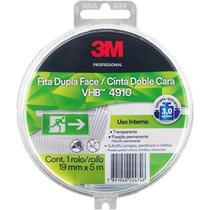 Fita Dupla Face 19mm x 5m VHB 4910 Estojo Transparente 3M - 3M