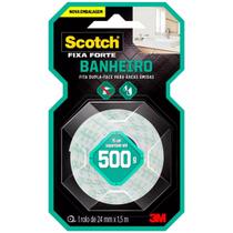 Fita Dupla Face 24mm X 1.5m Scotch Fixa Forte 3m Fita Dupla Face 24mm X 1.5m Scotch Fixa Forte 3m