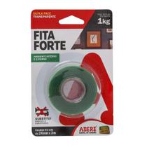 Fita Dupla Face 24mm x 2m Transparente Fita Forte Adere Fita Dupla Face 24mm x 2m Transparente Fita Forte Adere