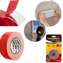 Fita Dupla Face 3m Extra Forte 2kg Multiuso 2 Metros 19mm
