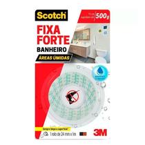 Fita Dupla Face 3M Fixa Forte Banheiro 24Mm X 1M Transparente Fita Dupla Face 3M Fixa Forte Banheiro 24Mm X 1M Transparente