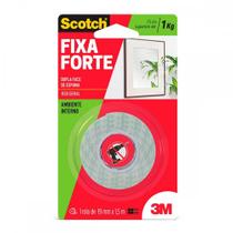 Fita Dupla Face 3M Fixa Forte Espuma 19Mm X1,5M - 1Kg