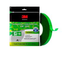 Fita Dupla Face 3m Fixa Forte VHB 4910 Transparente / Verde 19mm x 20m SM