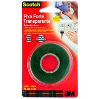 Fita Dupla Face 3M Forte Fixa 12 Mm X 2 Metros