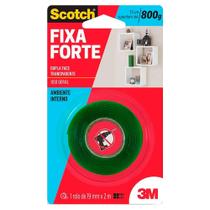 Fita Dupla Face 3M Scotch Fixa Forte 19 mm x 2 m