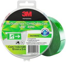 Fita Dupla Face 3M VHB 4910 rolo 19mm x 5m Transparente