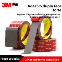 Fita Dupla Face 3M VHB De Alta Adesão Para Uso Automotivo, Não Deixa Marcas, Impermeável E Fita Dupla Face 3M VHB De Alta Adesão Para Uso Automotivo, Não Deixa Marcas, Impermeável E
