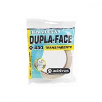 Fita Dupla Face Adelbras Acrilica Transparente 12X 30M Blister 639000010