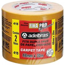 Fita Dupla Face Adelbras De Papel Carpet 415 48 X 30M 0658000008 - Kit C/2