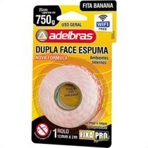 Fita Dupla Face Adelbras Espuma 12 X 2M Fita Dupla Face Adelbras Espuma 12 X 2M