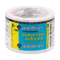 Fita dupla face adelbras pp 12x30 c/ 6