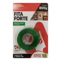 Fita Dupla Face Adere Forte Acrilica Transparente Ambiente Interno/Externo 12Mm X 2M