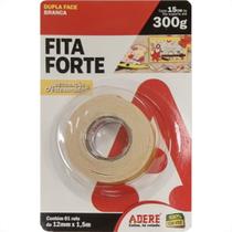 Fita Dupla Face Adere Forte Espuma Branca Decoracao Artesanato 12Mm X 1,5M - 300G Fita Dupla Face Adere Forte Espuma Branca Decoracao Artesanato 12Mm X 1,5M - 300G