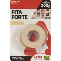 Fita Dupla Face Adere Forte Espuma Branca Decoracao E Artesanato 24Mm X 1,5M - 300G Fita Dupla Face Adere Forte Espuma Branca Decoracao E Artesanato 24Mm X 1,5M - 300G