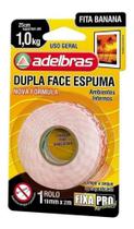 Fita Dupla Face Banana Prof 19x2 Adelbras Fixa 1kg c/25cm