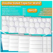 Fita Dupla Face Birllaid 96pcs Adesiva Removível Fita Dupla Face Birllaid 96pcs Adesiva Removível