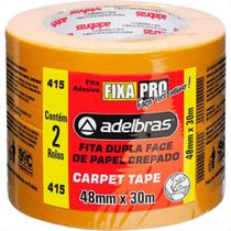 Fita Dupla Face Carp.Lja Adelbras 48X30M - Kit C/2 RL Fita Dupla Face Carp.Lja Adelbras 48X30M - Kit C/2 RL