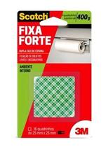 Fita Dupla Face De Espuma Quadrada Fixa Tudo 25 mm x 25 mm - 400g - Scotch - 3M -