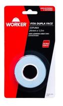Fita dupla Face Espuma 24mm x 1,5m Worker