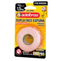 Fita Dupla Face Espuma 24mm x 2m Fixa Pro 941- Adelbras