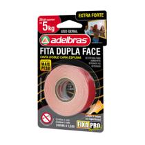 Fita Dupla Face Espuma Adelbras Fixa 5Kg 24mmX1,5m Fita Dupla Face Espuma Adelbras Fixa 5Kg 24mmX1,5m