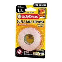 Fita Dupla Face Espuma Fixa Pro 1,5 mm. - 19 mm. x 2 m. Adelbrás