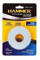 Fita Dupla Face Espuma Tipo Banana 12Mm X 2M Fdf122 Hammer