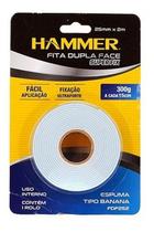 Fita Dupla Face Espuma Tipo Banana 25Mm X 2M Fdf252 Hammer