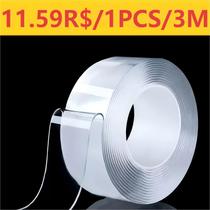 Fita Dupla Face Extra Forte 3M ou 5M Super Forte Lavável Gel Auto Colante Impermeável Fita Dupla Face Extra Forte 3M ou 5M Super Forte Lavável Gel Auto Colante Impermeável