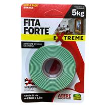 Fita Dupla Face Extreme 24mm x 1.5m Até 5kg - Adere