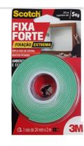 Fita Dupla Face Fixa Forte 24Mm X 2M Scotch 3M 5Kg Extrema