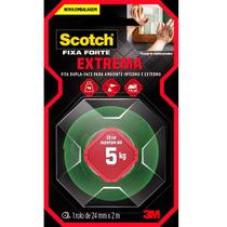 Fita Dupla Face Fixa Forte Extrema 3M 24MM X 2M