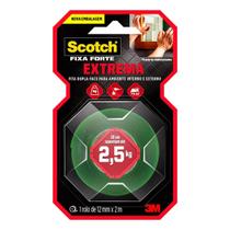 Fita Dupla Face Fixa Forte Extrema Scotch 12x2 Transparente