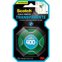 Fita Dupla Face Fixa Forte Transparente 12mm x 2m (HB004419873) - 3M
