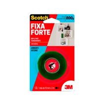 Fita Dupla Face Fixa Forte Transparente 19mm x 2m 3M Fita Dupla Face Fixa Forte Transparente 19mm x 2m 3M