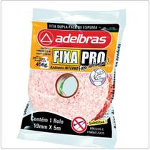 Fita Dupla Face Fixa Pro Espuma 19mmx5mts - Adelbras Fita Dupla Face Fixa Pro Espuma 19mmx5mts - Adelbras