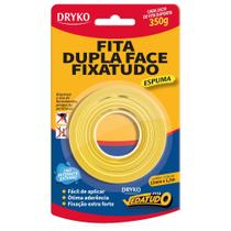 Fita Dupla Face Fixa Tudo Espuma 12mm - DUPLAFACE-ESP12 - DRYKO