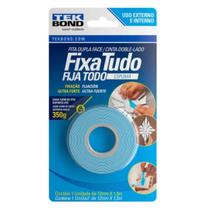 Fita Dupla Face Fixa Tudo Espuma Tekbond 12mm X 1,5m