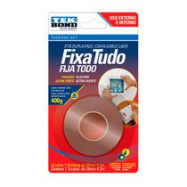 Fita Dupla Face Fixa Tudo Tek Bond 25 x 2m Uso Externo e Interno