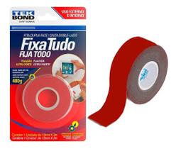 Fita Dupla Face Fixa Tudo Tekbond 12mm x 2m Vermelha Fita Dupla Face Fixa Tudo Tekbond 12mm x 2m Vermelha