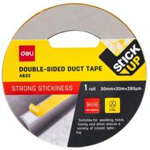 Fita Dupla Face Fixadora para Carpete 30MM X 20M Amarela